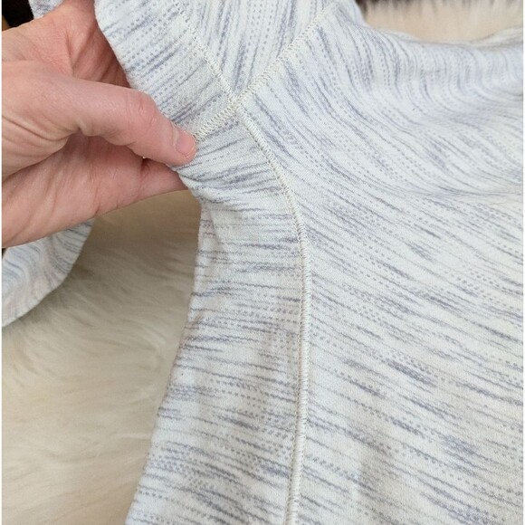 Lululemon Sweat Embrace Long Sleeve Tiger Space Dye Black White Estimated 10 - Picture 10 of 11